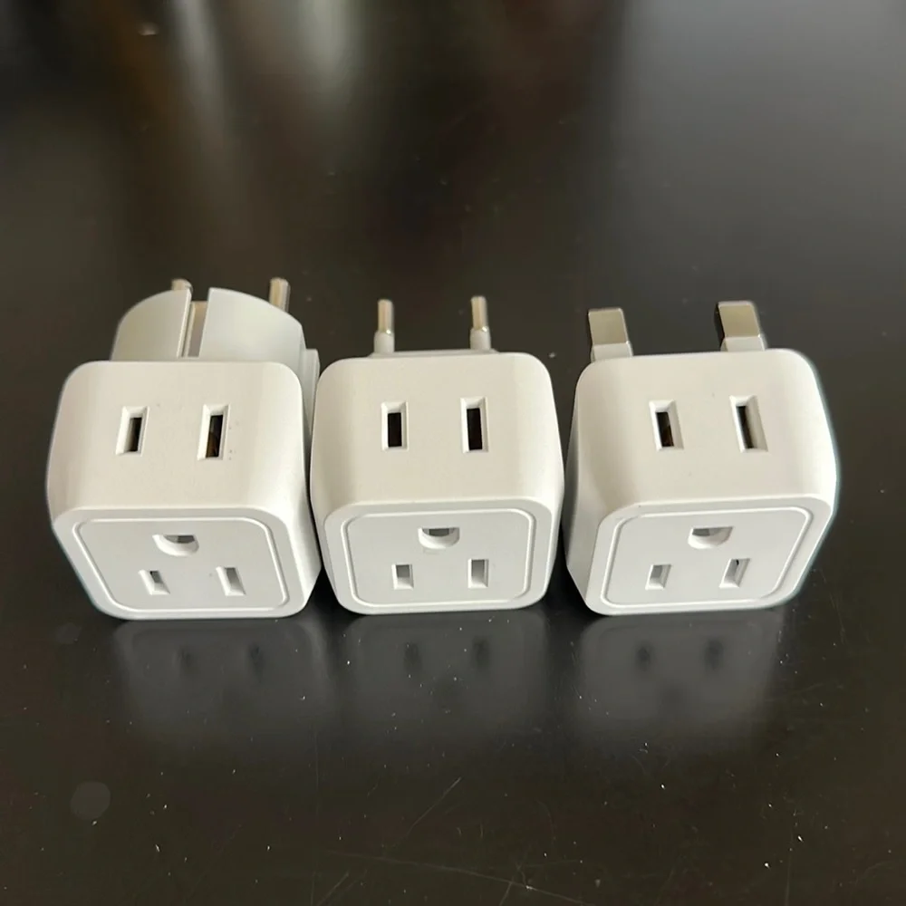 [2 for $20] Outlet Adapters type C, G, & E/F